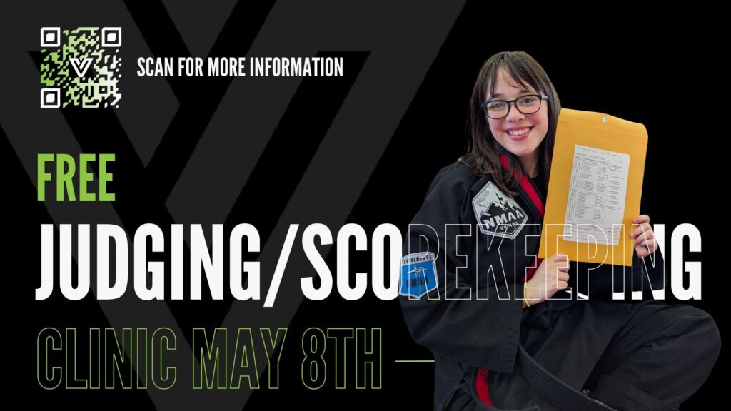 Free Judging and Scorekeeping Clinic on May 8th - no registration required!